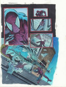 Webspinners: Tales of Spider-Man #16 p.13 Color Guide Art Vulture by John Kalisz