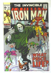 Iron Man (1968 series)  #19, Fine+ (Actual scan)