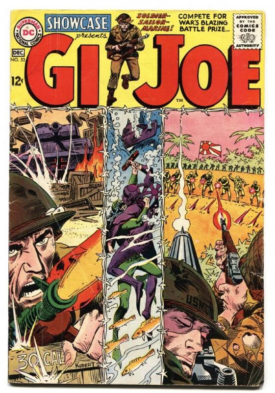 SHOWCASE  #53-1st appearance of G.I. Joe in comics-DC 1964