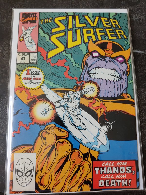 SILVER SURFER #34 THE RESURRECTION OF THANOS STARLIN CLASSIC