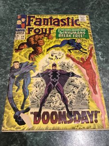 Fantastic Four #59  inhuman key! Black bolt cover! VG affordable grade GD/VG