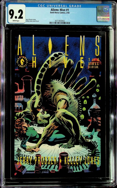 Aliens: Hive #1 (1992) - CGC 9.2 - Cert#4371903002