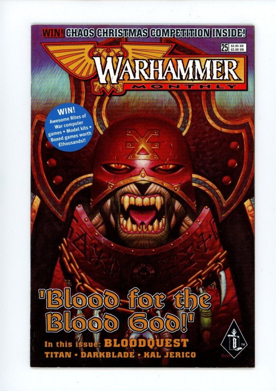 WARHAMMER MONTHLY #25 GAMES WORKSHOP (1998)