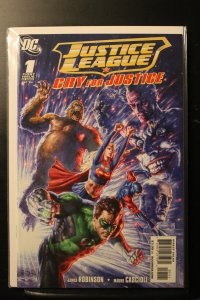 Justice League: Cry for Justice #1 Right Side of Cover (2009)
