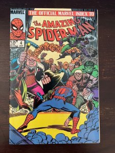 Official Marvel Index to the Amazing Spider-Man #4 1985 VF 8.0