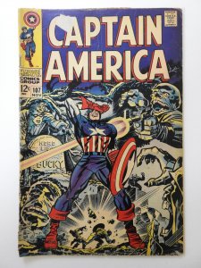 Captain America #107  (1968) Great Cover! GVG Condition!