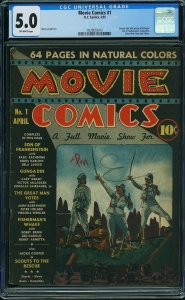 Movie Comics #1 (1939) CGC 5.0 VGF