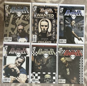Punisher #7,8,9,10,11,12 Series 6 2001 NM Lot Marvel Knights