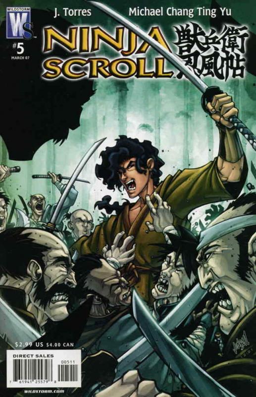 Ninja Scroll #5 VF; WildStorm | save on shipping - details inside