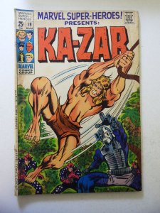 Marvel Super-Heroes #19 (1969) VG Condition
