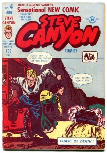 STEVE CANYON #4 1948-HAR VEY COMICS-MILTON CANIFF FN