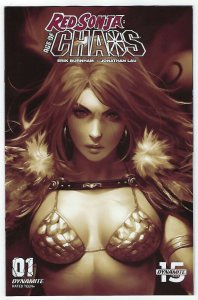 Red Sonja Age Of Chaos # 1 Chew Monochromatic 1:20 Variant Dynamite