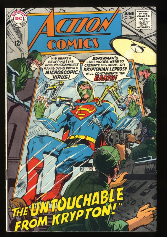 Action Comics #364 VF- 7.5