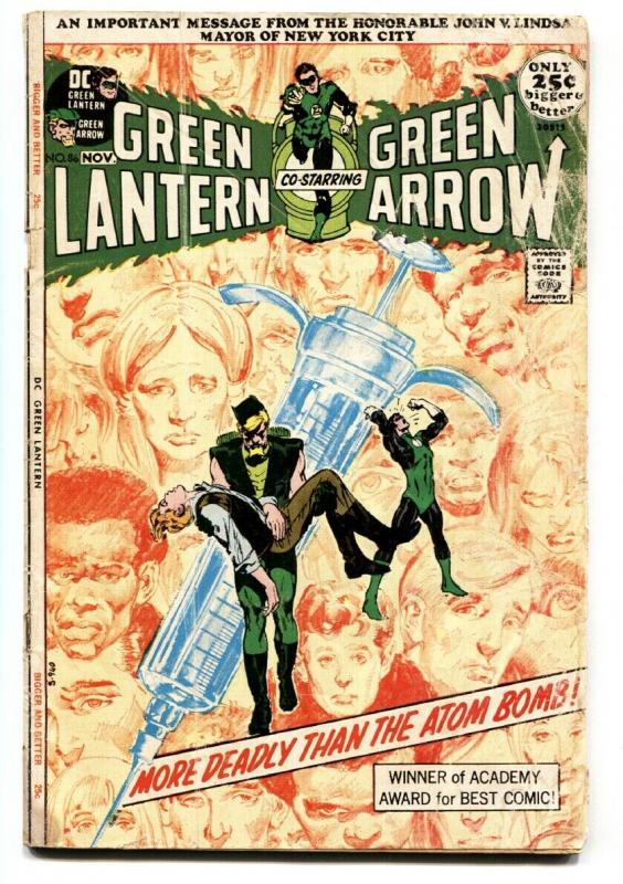 Green Lantern #86  comic book anti-drug issue neal adams 1971