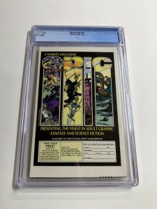 Marvel Age 12 Cgc 9.6 1st Black Costume Concept Art