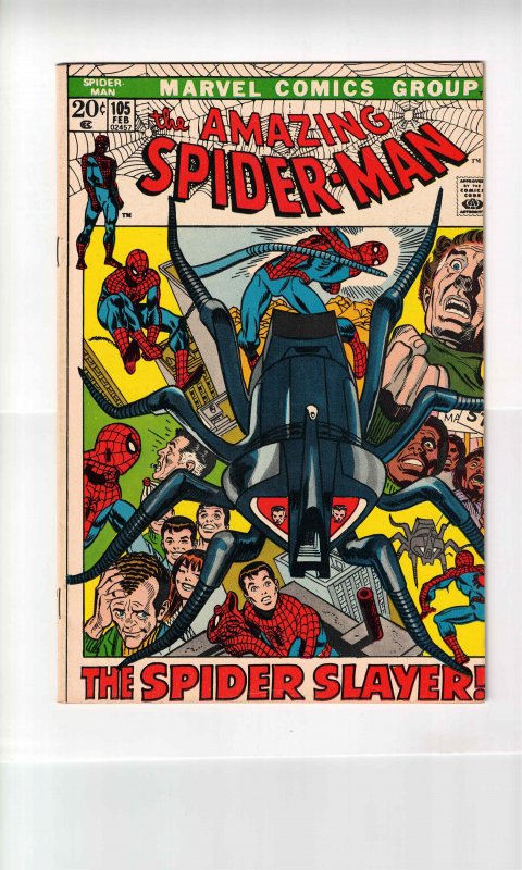 The Amazing Spider-Man #105 (1972) 8.0 VF