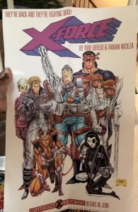 Marvel X-Force Mutant Genesis poster (1991)