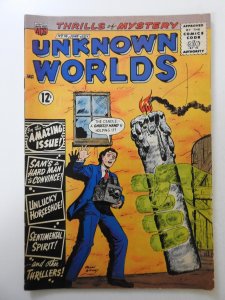 Unknown Worlds #16 (1962) VG- Condition! moisture stain