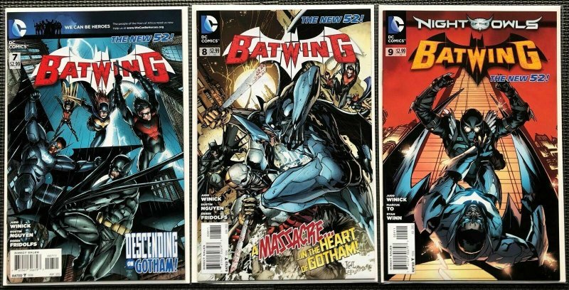 Batwing 1 - 9 New 52 Straight Run DC Comics 2011 Series NM