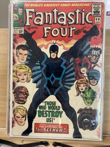 Fantastic Four #46 (1966) Jack Kirby Stan Lee -- 1st Full Black Bolt App & Cover