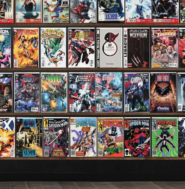 Huge Lot 150+ Comics with Savage Wolverine, The Spectacular Spider-Man & More!