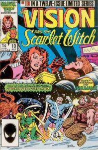 Vision and the Scarlet Witch (1985 series)  #10, NM- (Stock photo)