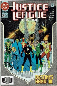 Justice League America #72 Dan Jurgens NM