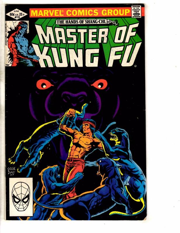 11 Master Of Kung Fu Comic Books #74 111 112 113 114 116 119 120 121 123 124 GJ3