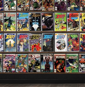 Huge Lot 150+ Comics with Zot!, The New Mutants, Wolverine, Zorro & More!