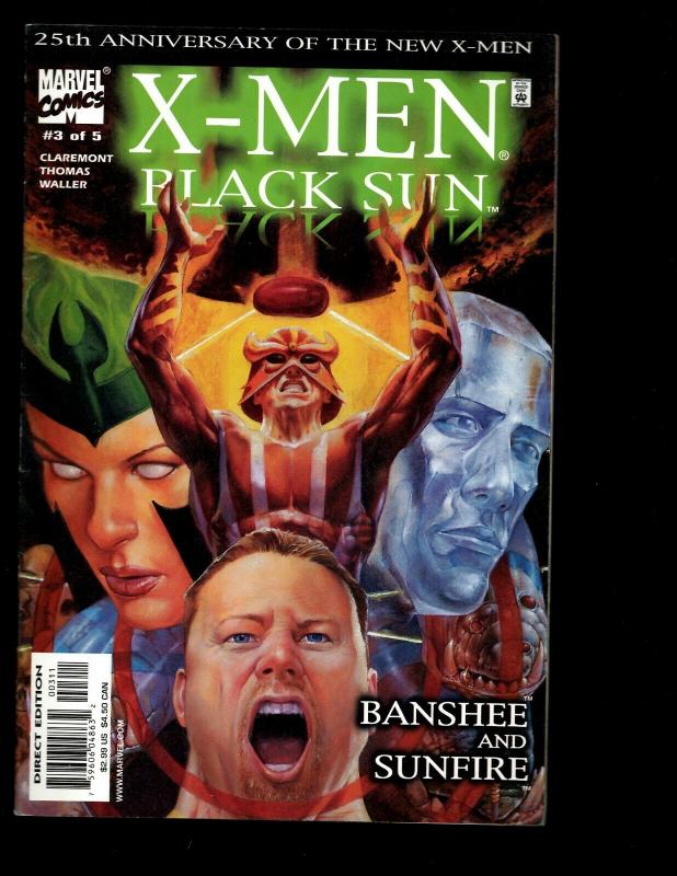 Lot Of 7 X-Men Marvel Comics Black Sun # 1 2 3 4 5 Divided We Stand # 1 2 EK6