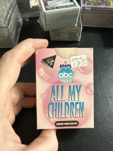 1991 ABC Star Pics, Inc. All My Children Cardart 72 Card Set
