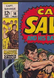 Captain Savage #14 Silver Age VG/FN 5.0 Marvel Comic - May 1969