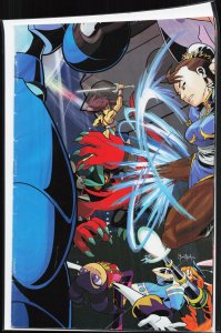 Sonic the Hedgehog #275 Connecting Cover (2015) Mega Man