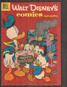 Walt Disney's Comics & Stories #195 ~~ Carl Barks Art 1956 (5.0) WH
