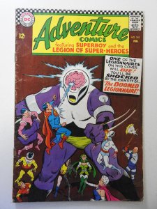 Adventure Comics #353 (1967) VG+ Condition moisture stain