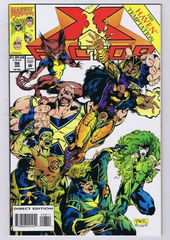 X-Factor #98 ORIGINAL Vintage 1994 Marvel Comics  