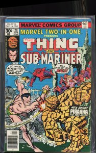 Marvel Two-in-One #28 (1977) Namor the Sub-Mariner