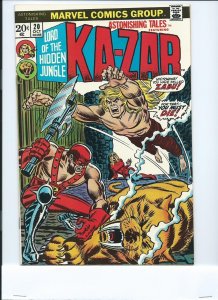 Astonishing Tales #20 (Oct 1973, Marvel) FN+ 