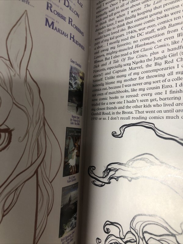 The Last Unicorn Issue # 1 Signed Peter S. Beagle (NM) Variant • IDW Publishing