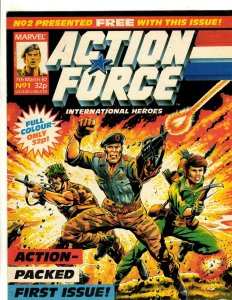 2 Comics Heavy Metal, Action Force International #1 TPB Graphic Novels J342