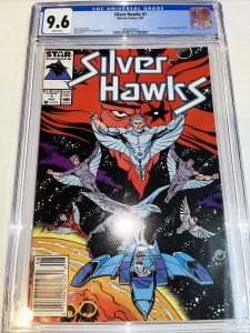 Silver Hawks (1987) # 1 (CGC 9.6 WP) 1st App | Rarer Newsstand