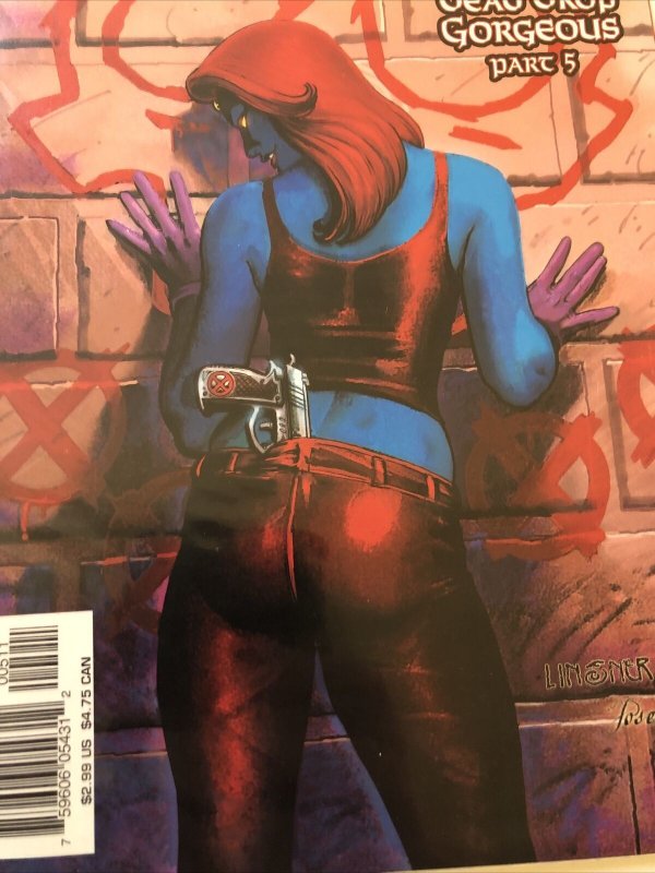 Lot Of 6 MYSTIQUE #3 4 5 6 7 8 Comic Book BRIAN VAUGHAN LINSNER X-MEN