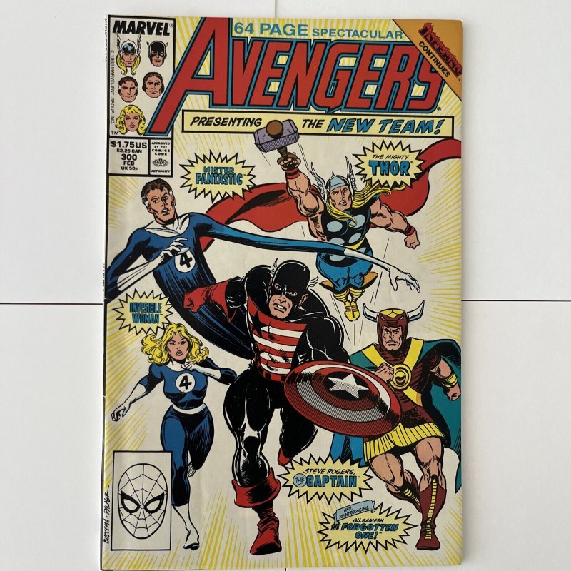 Avengers Lot #257 &260 Both Newsstands. 1st  Nebula, 1st Cover.  #300. New Team.