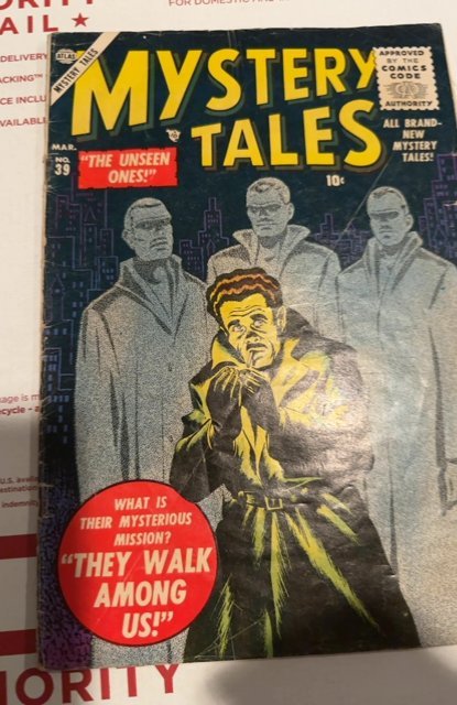 Mystery Tales #39 (1956)They walk among us- horror and sci-fi