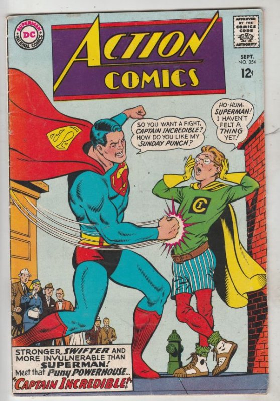 Action Comics #354 (Sep-67) FN/VF Mid-High-Grade Superman