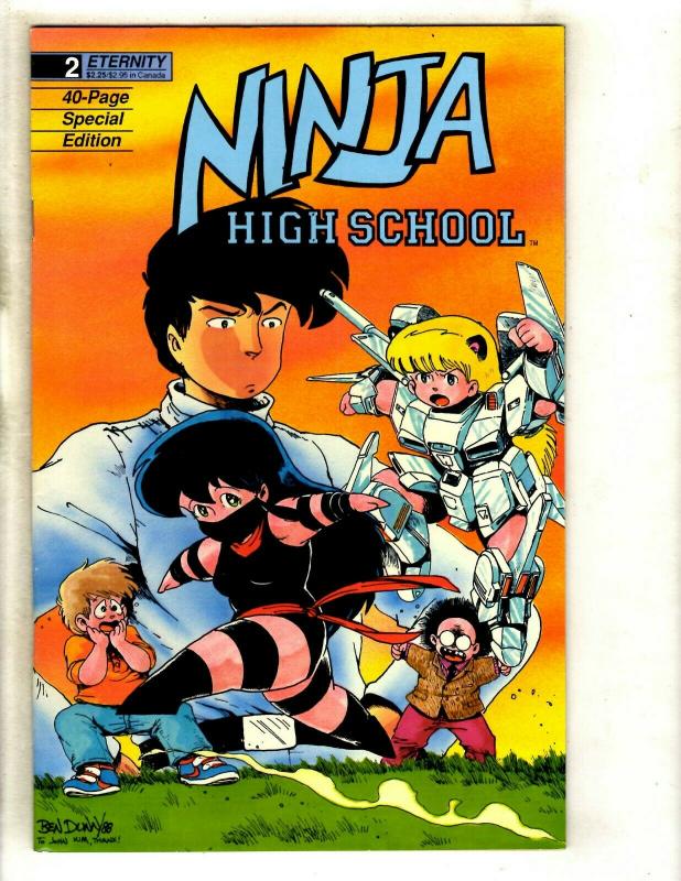 10 Ninja High School Comics 1 2 3 3.5 4 5 6 Ninja High School Mini + Feeple JF8