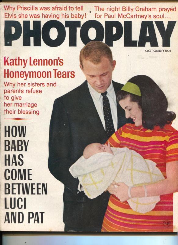 Photoplay-Luci&Pat Nugent-Elvis Presley-Walter Matthau-Robert Vaughn-Oct-1967