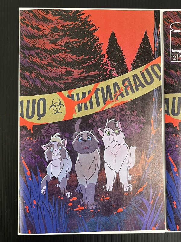 FERAL #2 CVR A + C 1:10 FLEECS FORSTNER VAR NM SET IMAGE 2024 IN-HAND PROSHIPPER