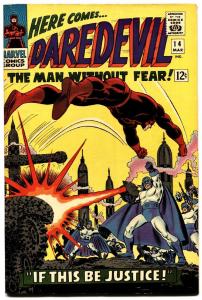 DAREDEVIL #14 1966 MARVEL COMIC BOOK KA-ZAR JOHN ROMITA VF