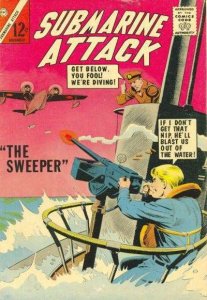 Submarine Attack #47 GD ; Charlton | low grade comic November 1964 The Sweeper